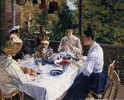 Konstantin Korovin Have tea Germany oil painting artist